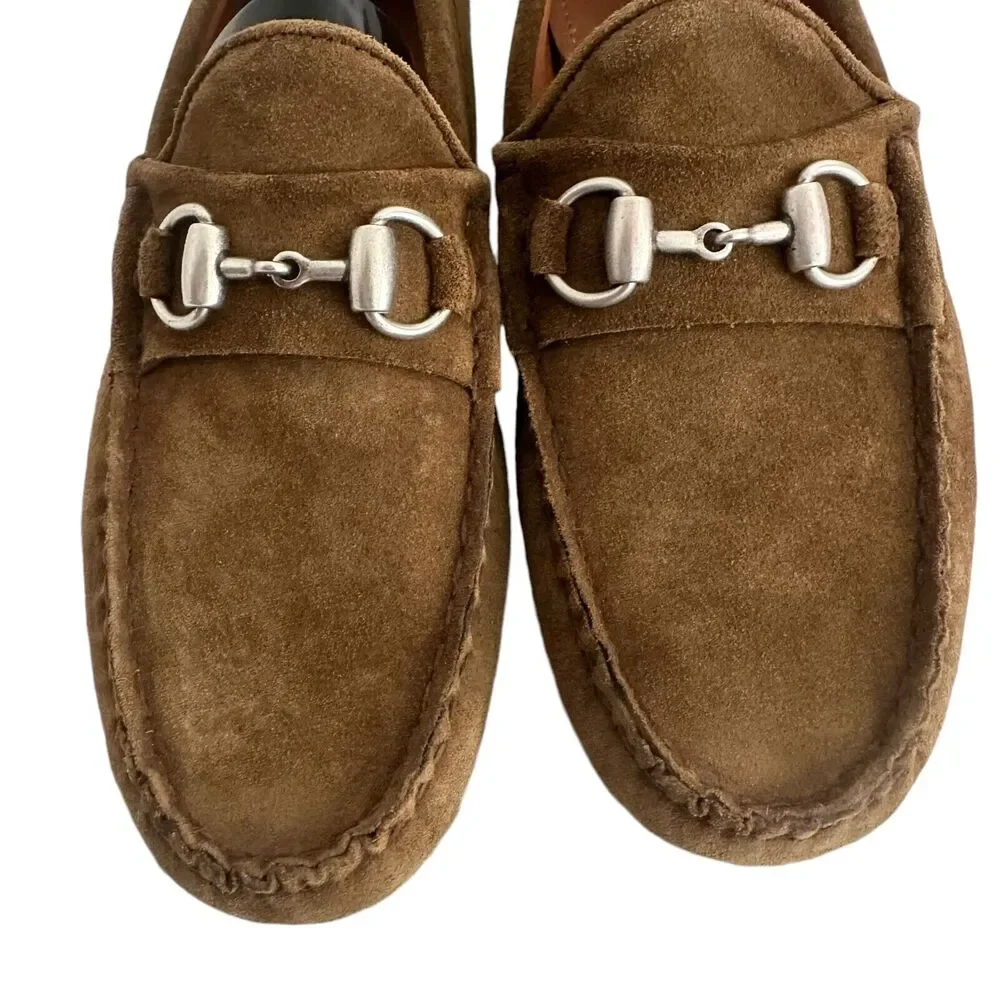 Allen Edmonds Sebastian Bit Driving Loafers Men Size 7.5D Caper New Without Tags